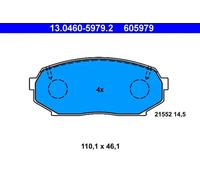 Pastillas de freno 13.0460-5979.2 ATE para MAZDA MX-5 I