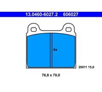 Pastillas de freno 13.0460-6027.2 ATE para ALFA ROMEO MERCEDES-BENZ OPEL VW FORD