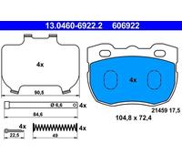 Pastillas de freno 13.0460-6922.2 ATE para LAND ROVER DISCOVERY I