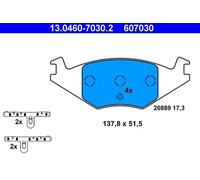Pastillas de freno 13.0460-7030.2 ATE para VW SEAT