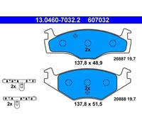 Pastillas de freno 13.0460-7032.2 ATE para VW SEAT