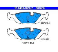 Juego de pastillas de freno ATE 13.0460-7036.2, atrás