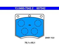 Pastillas de freno 13.0460-7042.2 ATE para FORD ESCORT II TAUNUS V GRANADA