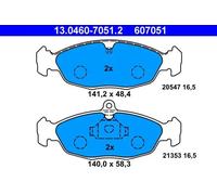 Juego de pastillas de freno ATE 13.0460-7051.2
