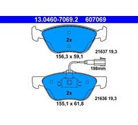 Pastillas de freno 13.0460-7069.2 ATE para FIAT ALFA ROMEO LANCIA