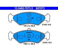 Pastillas de freno 13.0460-7073.2 ATE para FORD MAZDA