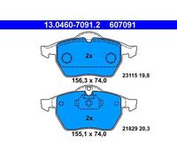 Pastillas de freno 13.0460-7091.2 ATE para OPEL SAAB