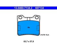 Pastillas de freno 13.0460-7134.2 ATE para PEUGEOT 406 406 Break 406 Coupé 607