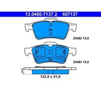 Pastillas de freno 13.0460-7137.2 ATE para RENAULT NISSAN