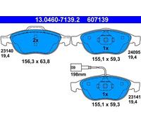 Pastillas de freno 13.0460-7139.2 ATE para ALFA ROMEO LANCIA