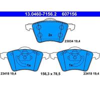 Pastillas de freno 13.0460-7156.2 ATE para FORD GALAXY I GALAXY MK I VAN