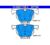 Pastillas de freno 13.0460-7168.2 ATE para BMW 7