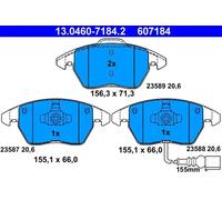 PASTILLAS DE FRENO DELANTERAS AUDI A3 17 2004-, SKODA OCTAVIA 2004-