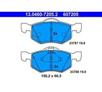 Pastillas de freno 13.0460-7205.2 ATE para MAZDA FORD