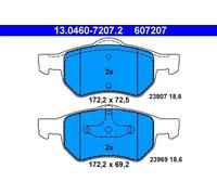 Pastillas de freno 13.0460-7207.2 ATE para CHRYSLER VOYAGER / GRAND VOYAGER III