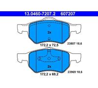 Pastillas de freno 13.0460-7207.2 ATE para CHRYSLER VOYAGER / GRAND VOYAGER III