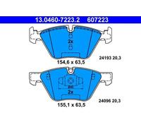 Pastillas de freno 13.0460-7223.2 ATE para BMW 1 1 Coupé 1 Descapotable