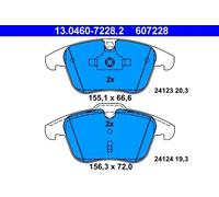Pastillas de freno 13.0460-7228.2 ATE para LAND ROVER FORD VOLVO