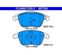 Pastillas de freno 13.0460-7230.2 ATE para CITROËN PEUGEOT DS