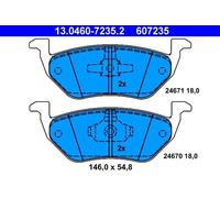 Pastillas de freno 13.0460-7235.2 ATE para FORD MAZDA