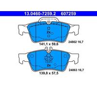 Pastillas de freno 13.0460-7259.2 ATE para MERCEDES-BENZ CLS CLASE S CLASE E SL
