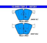 Pastillas de freno 13.0460-7261.2 ATE para BMW 7 X6 X5 5 Gran Turismo