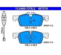 Pastillas de freno 13.0460-7276.2 ATE para PEUGEOT 508 I 508 SW I