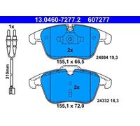 Pastillas de freno 13.0460-7277.2 ATE para PEUGEOT 508 I 508 SW I