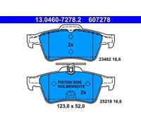 Pastillas de freno 13.0460-7278.2 ATE para PEUGEOT 508 I 508 SW I