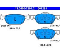 Pastillas de freno 13.0460-7291.2 ATE para HONDA ACCORD VIII
