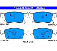 Pastillas de freno 13.0460-7324.2 ATE para OPEL ASTRA K ASTRA K Sports Tourer