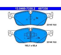 Juego de pastillas de freno ATE 13.0460-7330.2, delante