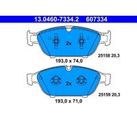Pastillas de freno 13.0460-7334.2 ATE para AUDI A7 Sportback A6 C7 A8 D4