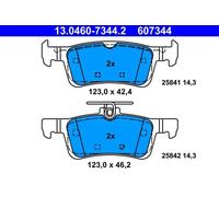 Pastillas de freno 13.0460-7344.2 ATE para FORD FIESTA VII FIESTA VII Van