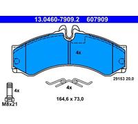 Pastillas de freno 13.0460-7909.2 ATE para MERCEDES-BENZ VW