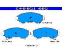 Pastillas de freno 13.0460-8002.2 ATE para OPEL PONTIAC CHEVROLET