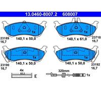 Pastillas de freno 13.0460-8007.2 ATE para MERCEDES-BENZ CLASE M