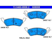 Pastillas de freno 13.0460-8008.2 ATE para CHRYSLER VOYAGER IV