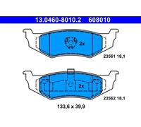 Pastillas de freno 13.0460-8010.2 ATE para CHRYSLER NEON STRATUS 300M SEBRING