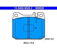 Pastillas de freno 13.0460-9028.2 ATE para MERCEDES-BENZ /8 /8 Coupé 123 Sedán
