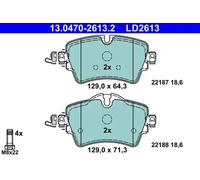 Pastillas de freno 13.0470-2613.2 ATE para MINI BMW