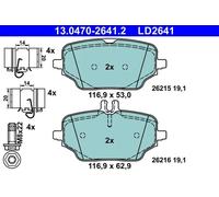 Pastillas de freno 13.0470-2641.2 ATE para MERCEDES-BENZ GLE