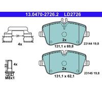 Pastillas de freno 13.0470-2726.2 ATE para MERCEDES-BENZ CLASE C T-Model CLASE C