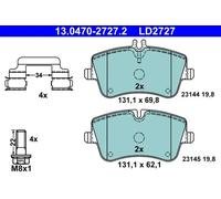 Pastillas de freno 13.0470-2727.2 ATE para MERCEDES-BENZ CLASE C CLASE C Coupé