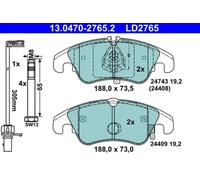 Pastillas de freno 13.0470-2765.2 ATE para AUDI A7 Sportback A6 C7 A6 C7 Avant