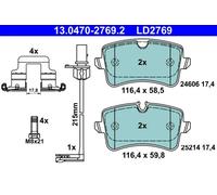Pastillas de freno 13.0470-2769.2 ATE para AUDI A7 Sportback A6 C7 A6 C7 Avant