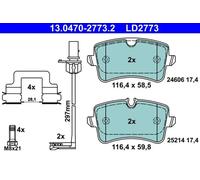 Pastillas de freno 13.0470-2773.2 ATE para AUDI A8 D4