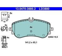 Pastillas de freno 13.0470-3880.2 ATE para VW AMAROK AMAROK Caja/Chasis