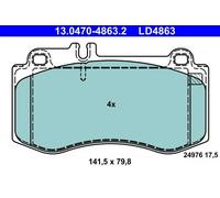 Pastillas de freno 13.0470-4863.2 ATE para MERCEDES-BENZ CLS CLASE E
