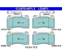 Pastillas de freno 13.0470-4971.2 ATE para ALFA ROMEO LANCIA